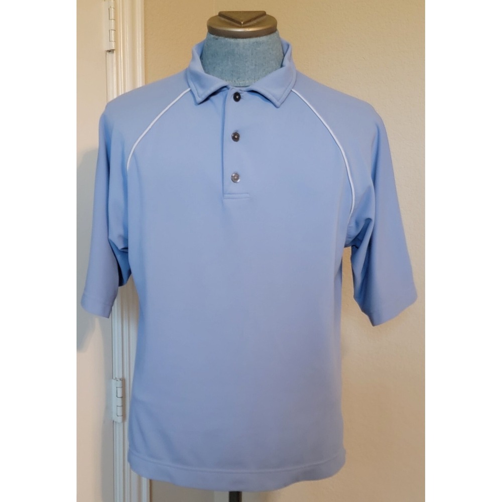 Footjoy FJ Titleist‎ Tour Issue Golf Polo Men's Sky Blue Shirt Size Small D0078